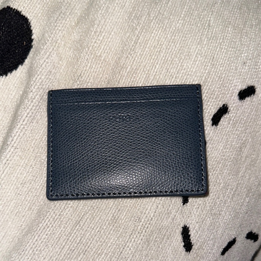 Furla Blue/grey  Leather Card Holder